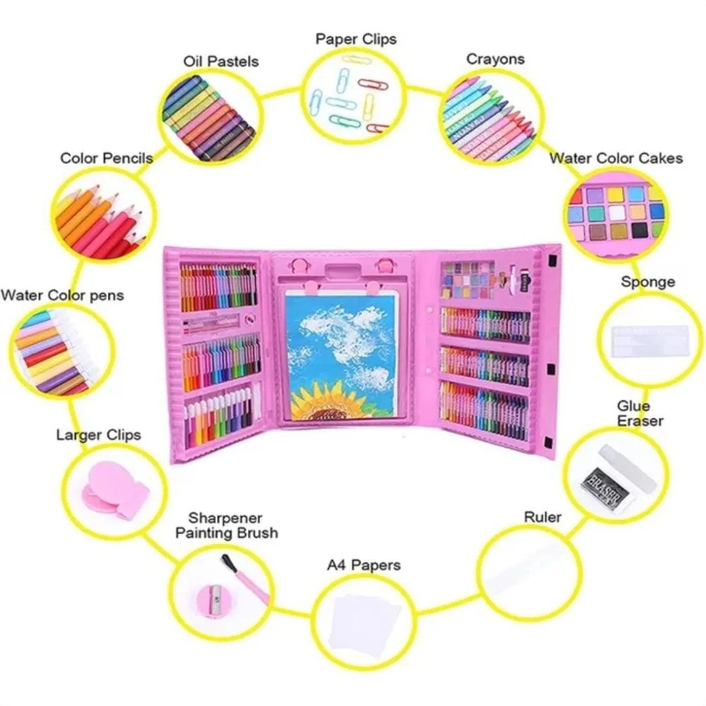 Miniatura 5 de Set de arte infantil 208 piezas